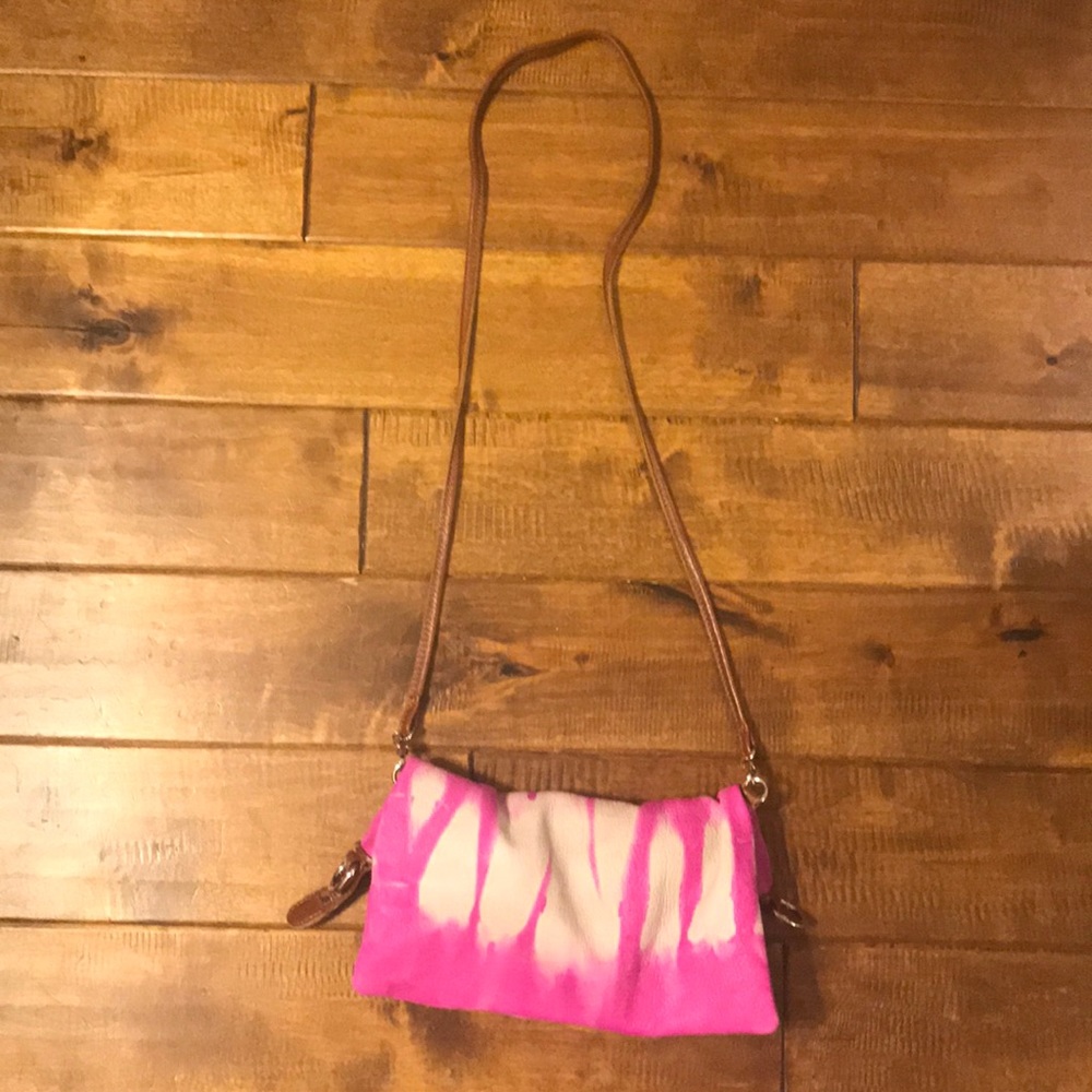 Monserrat De Lucca Tie Die Leather Purse
